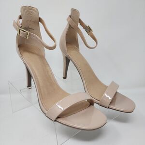 Material Girl Heels Womens 9.5 Beige Nude Blaire Dress Casual Pump Shoes